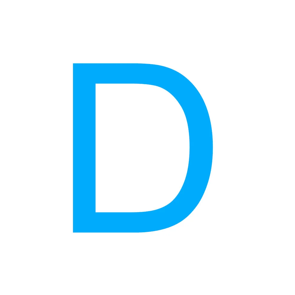 Letter D Trusta 925 Твердые ювелирные изделия из настоящего стерлингового серебра 26 букв A-Z коктейльное кольцо для девушек и женщин ювелирные изделия из серебра DS924 - Цвет основного камня: Letter D