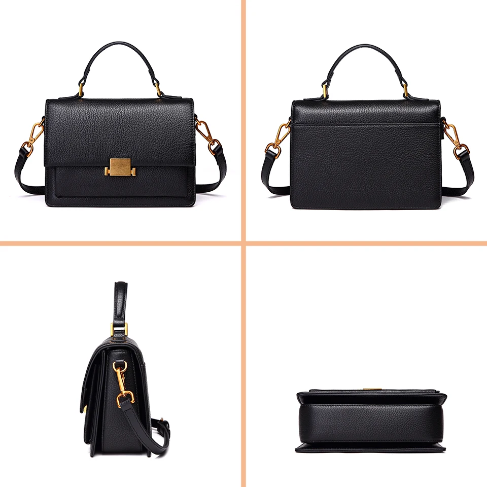 Женская сумка-мессенджер NEVEROUT из натуральной кожи через плечо | Багаж и сумки