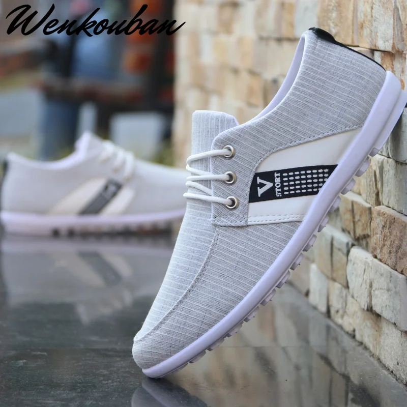 2020 Men Casual Shoes Mens Canvas For Fashion Flats Brand Sneakers Trainers Loafers Zapatos De Hombre | Обувь