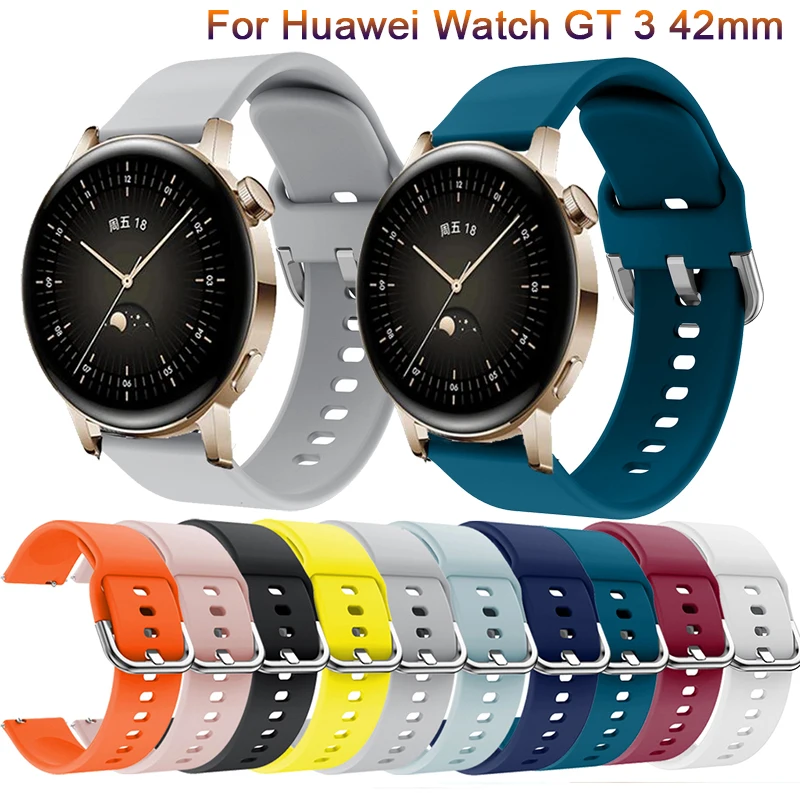 Ремешок для смарт-часов Huawei Watch 2 Sport/GT2/GT3 мягкий силиконовый спортивный браслет GT 3