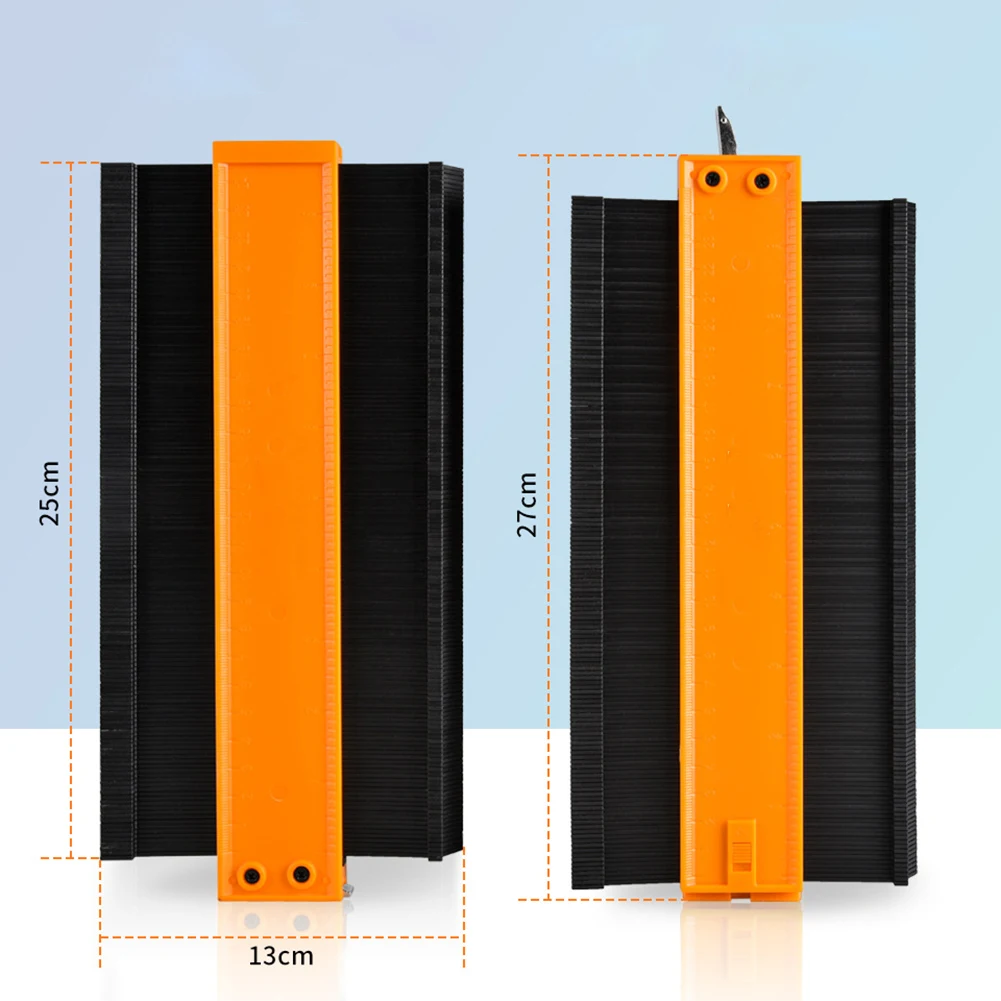 

Contour Profile Gauge Duplicator Laminate Tile Edge Shaping Wood Measure Ruler Edge Shaping Duplicator Tool Tiles Gauge