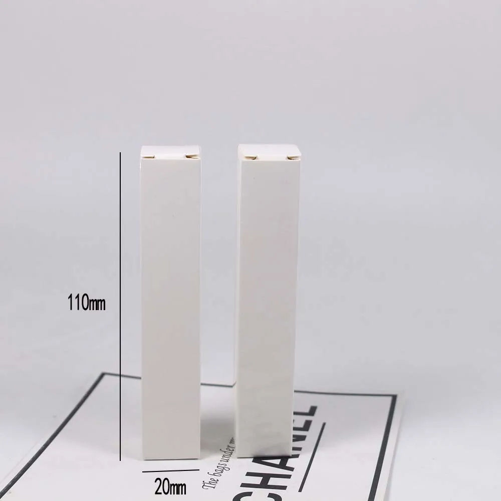 Тюбик для блеска губ бумажная коробка 20*20*110 мм голографическая