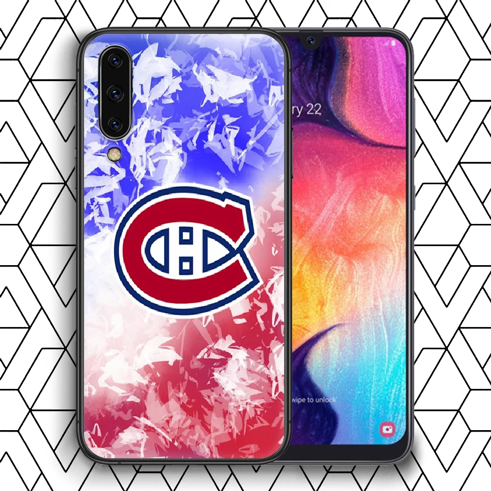 

Montreal Ice Hockey Canadien Phone Case For Samsung Galaxy A 3 5 7 8 10 20 20E 21S 30 30S 40 50 51 70 71 black Prime Pretty