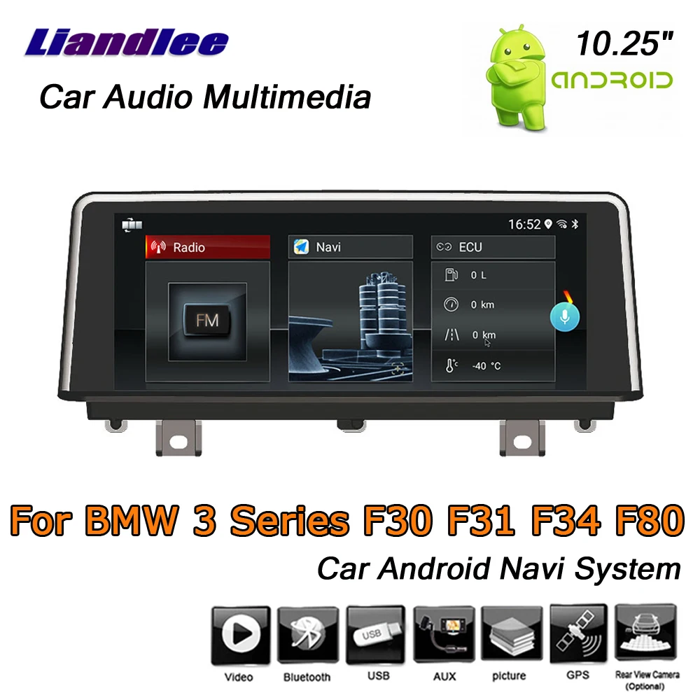 

For BMW 3 Series F30/F31/F34/F80/F35 EVO 2017-2019 Car Android 10.0 Player Multimedia System Carplay Androidauto GPS Navigation
