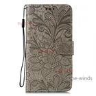 Флип-кошелек для Xiaomi 11T Pro Redmi Note 10 со шнурком, кожаный чехол-подставка, кружевной чехол с цветочным узором для Xiaomi 11TPro Redmi Note10