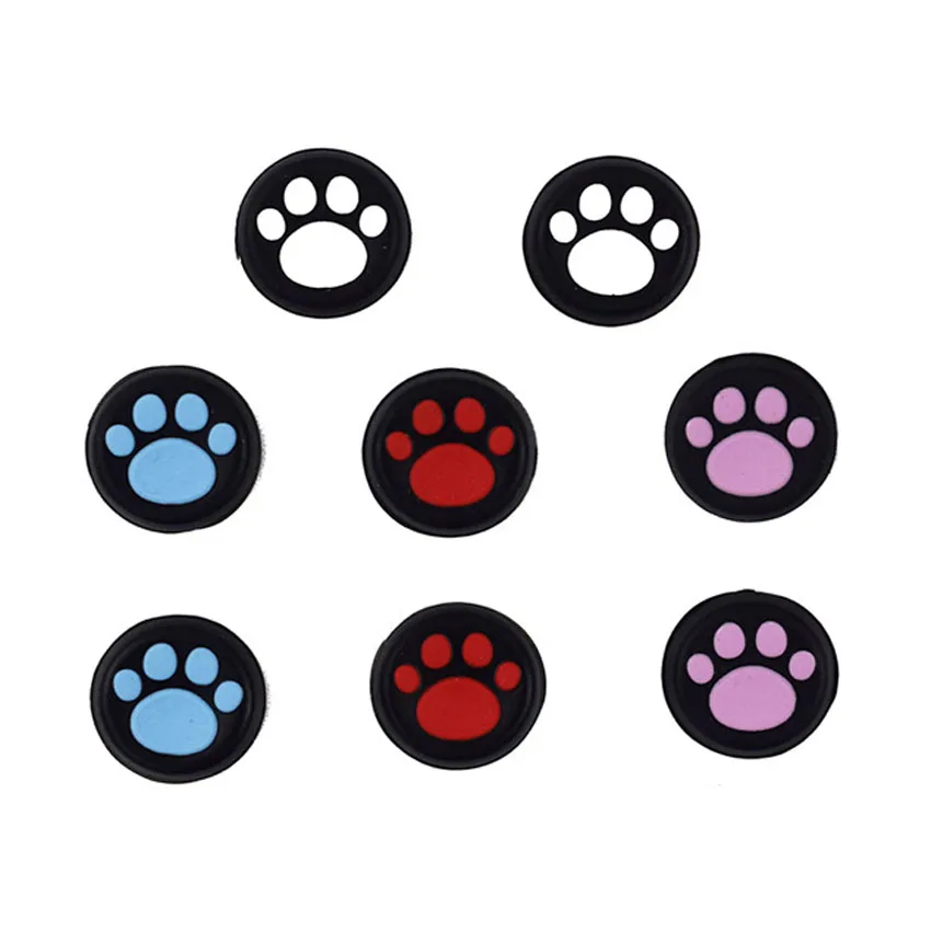 

4pcs Cute Cat Paw Analog Thumb Stick Grip Cover Protective Rocker Caps For Sony PlayStation Psvita PS Vita PSV 1000 2000 Slim
