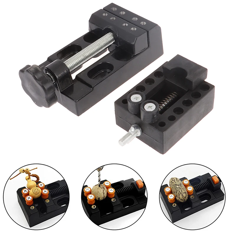 1 шт. полезные мини тиски резьба Стенд зажим сверлильный станок плоские