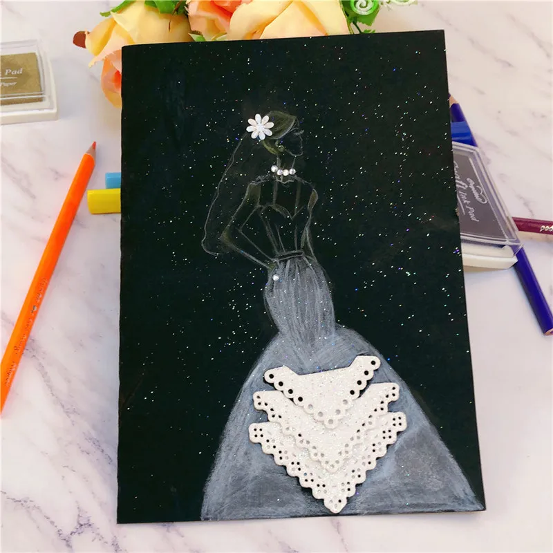 DiyArts штампы для резки рамки угловой металла DIY скрапбукинга ремесло карты