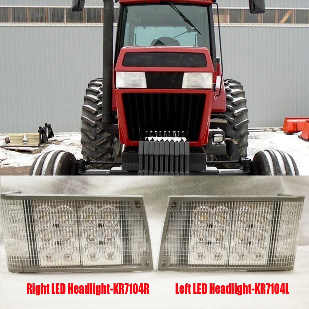 

Pair Left & Right Corner LED Headlight For CASE IH Magnum Tractors 7110,7120,7130,7140,7150,7210,220,7230,7240,7250+