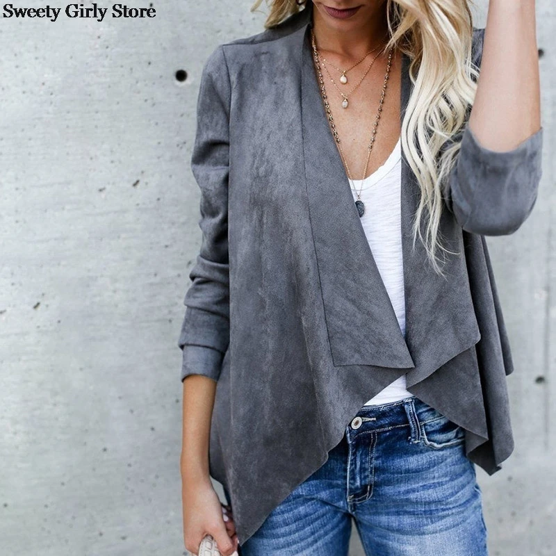 Весенне-осенняя куртка для женщин верхняя одежда пальто офисных леди модная