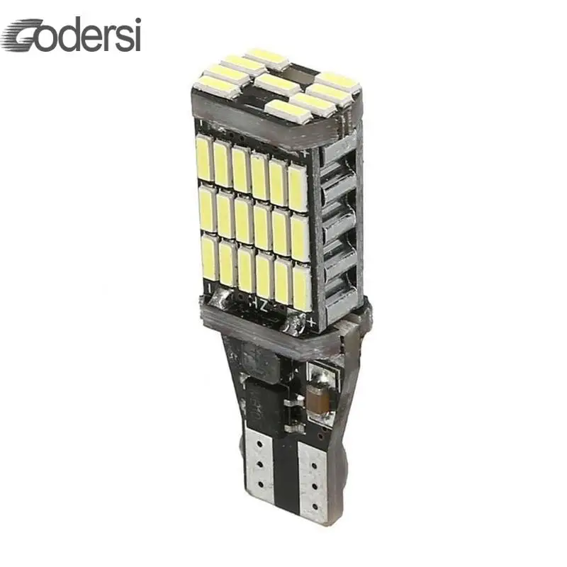 

T15-4014-45SMD 12V светодиодный супер яркий светодиодный Canbus автомобиля резервного копирования стоп резервный светильник фонарь стоп-сигнала, бел...