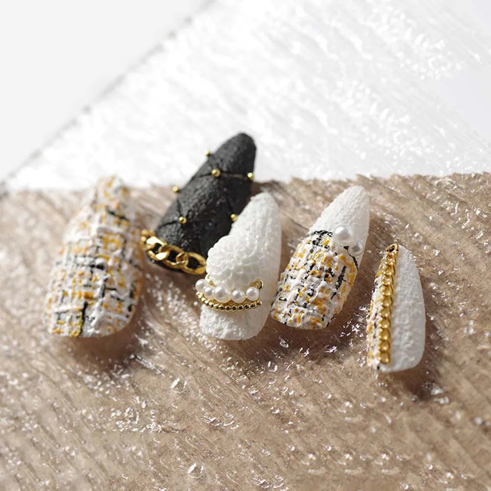 Элегантные изящные украшения для ногтей розы из смолы кремово-белого цвета 3D