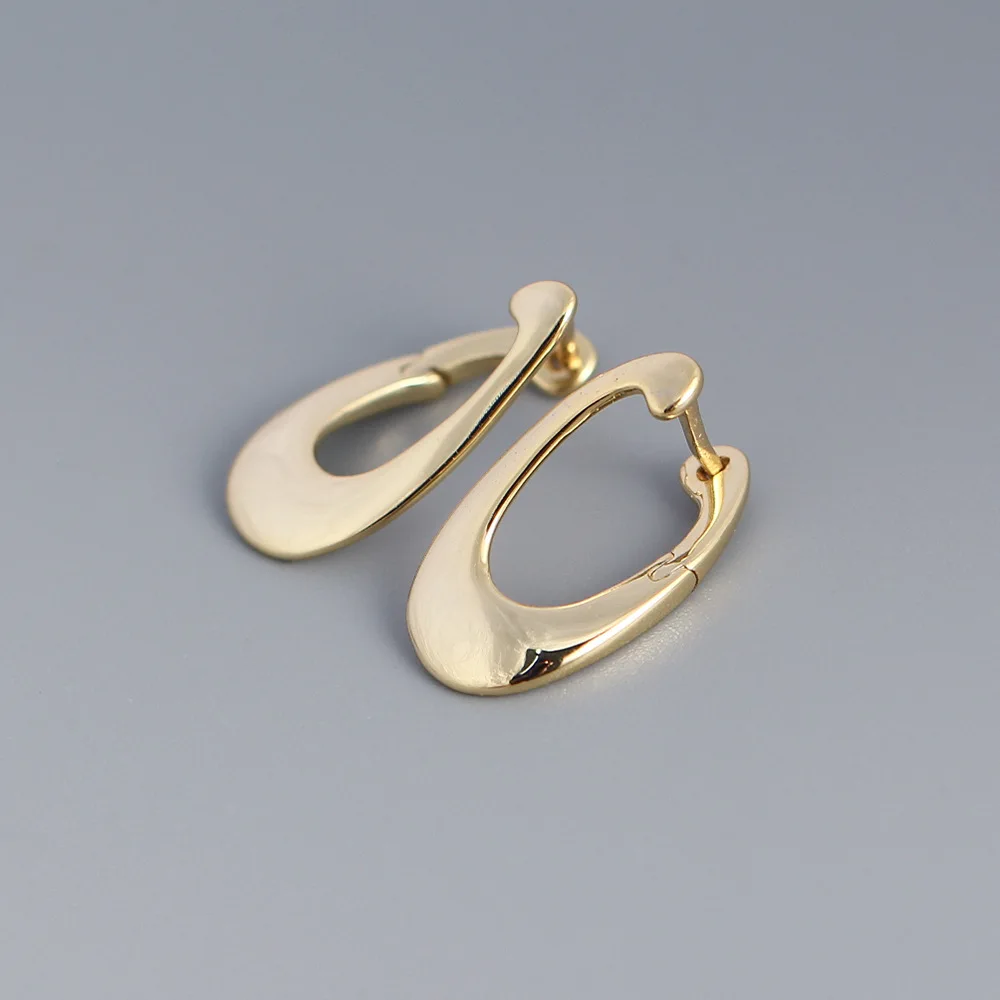 Серьги-гвоздики женские из серебра серьги с застежкой пробы геометрическим