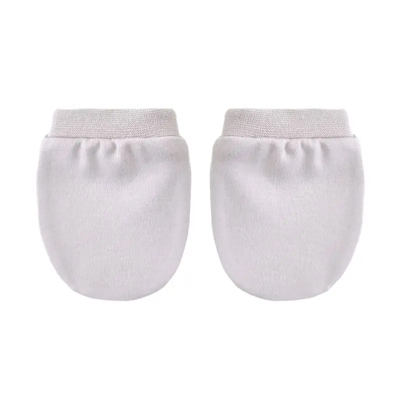 Summer Thin Solid Color Baby Gloves Thick Newborn Bathing Gift Children Girls Boy Anti-scratch Protection Glove Soft Hundred Day | Детская