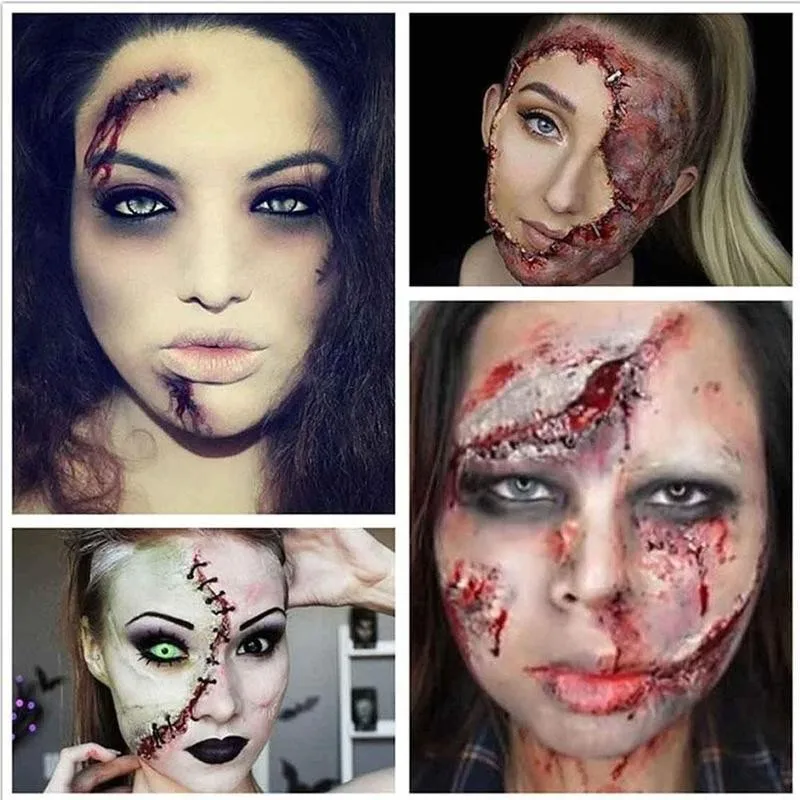 

28ml Non Toxic Fake Blood Halloween Body Face Painting Cos Teeth Hematopoietic Props Holiday Supplies Special Effects Makeup