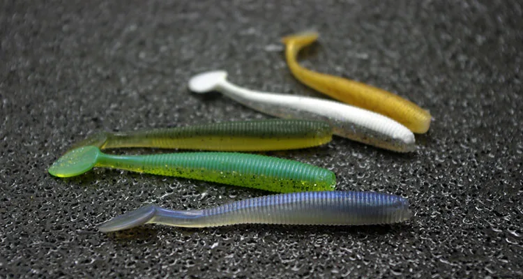 Японская серия рыболовные приманки с Т образным хвостом Мягкая приманка для