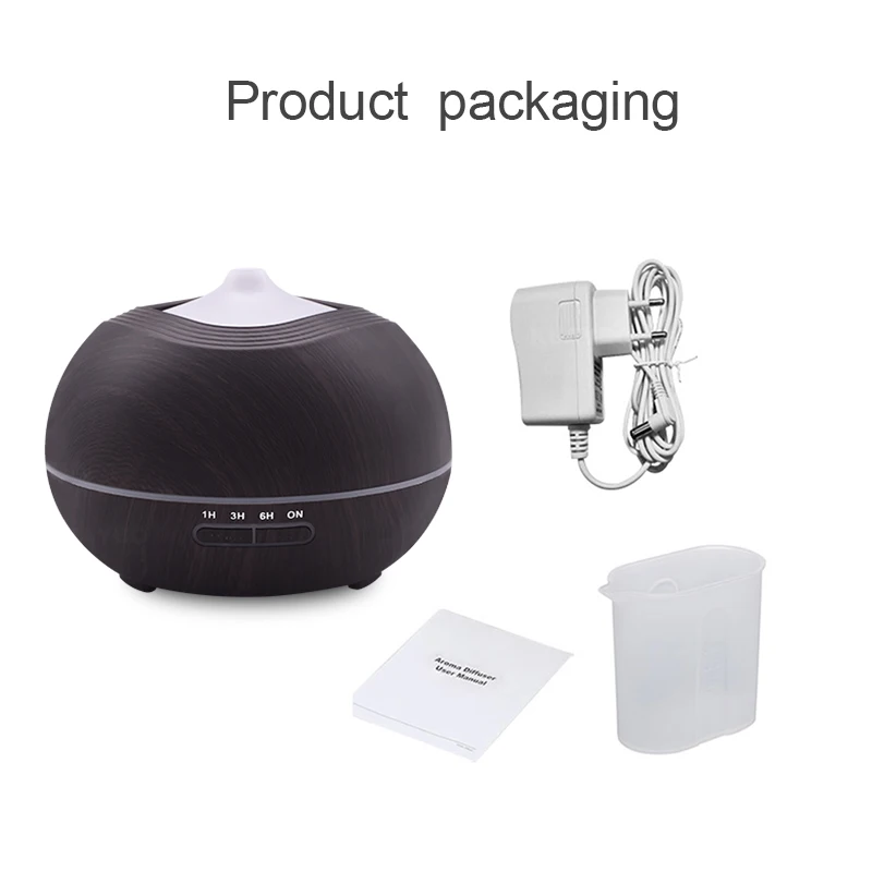 

KBAYBO 400ML Cold mist sprayer ultrasonic electric air humidifier aromatherapy essential oil purifier with 7 colors LED lights