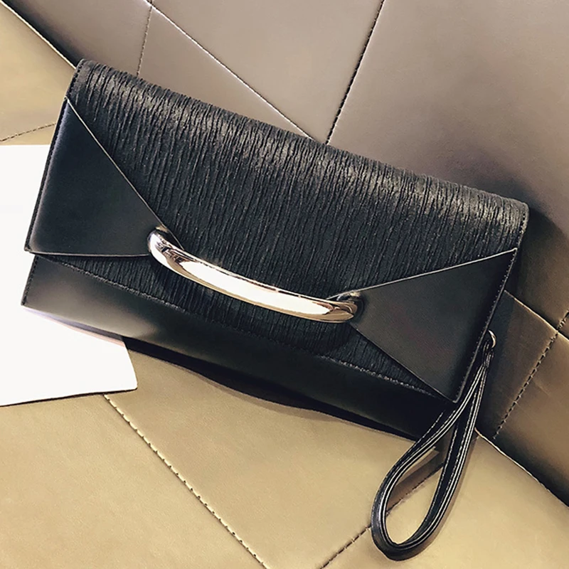 

Women's Crossbody Bags PU Leather Handbag 2021 Female Shopper Purse Fashion Casual Individual Design Large Capacity Envelope Bag