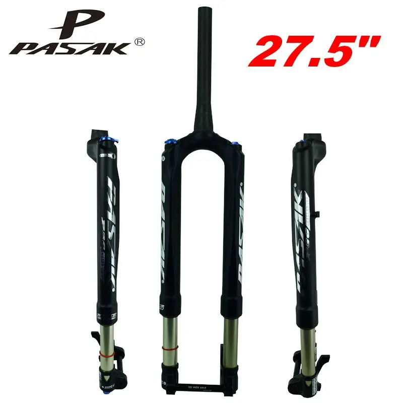PASAK MTB Carbon Fork Mountain Bike Fork Air Suspension 27.5 29