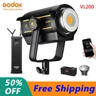 Светодиодный светильник Godox VL200, 200 Вт, 5600 к, Bluetooth
