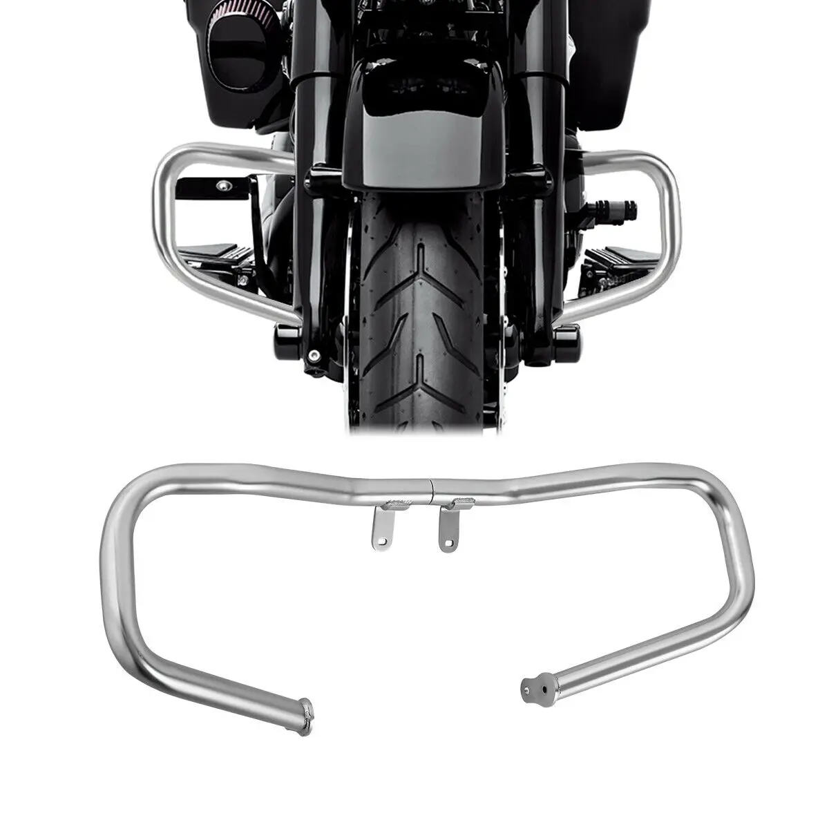 

Полоса защиты двигателя мотоцикла для Harley Touring Street Glide FLHX Road King FLHR 2014-2021 2020 2019 2018 2017