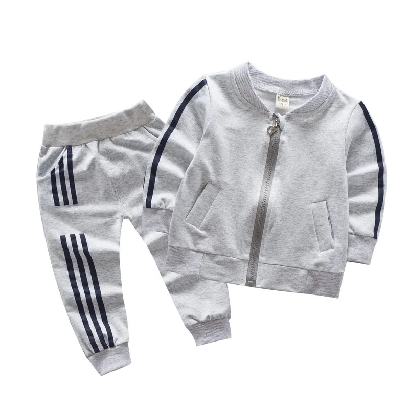 Детская одежда для мальчиков и девочек комплекты с длинными рукавами на весну