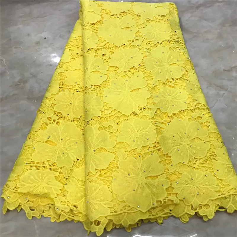New Design royal blue Nigerian Lace Fabric African Fabrics High Quality Water soluble French Net For Wedding | Дом и сад