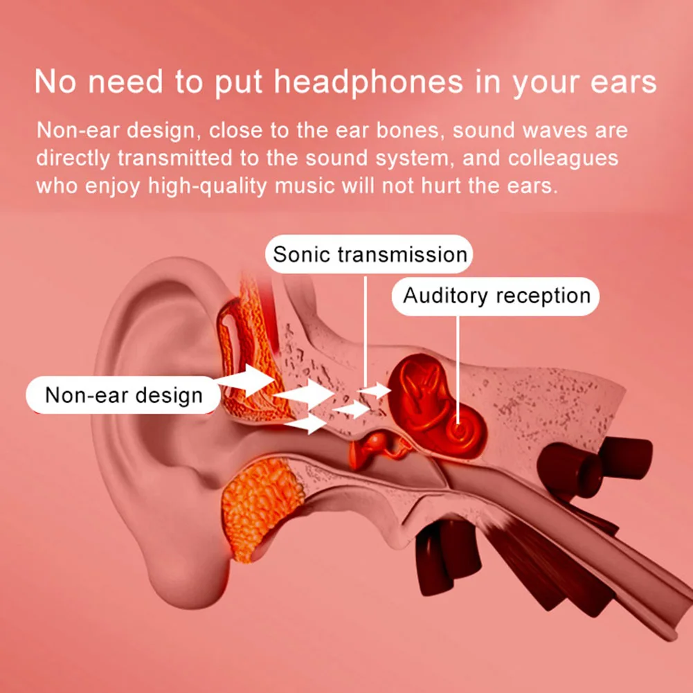 

Bluetooth Earphones Headsets Wireless Headphone 9D Hifi Sports Waterproof Bone Conduction Noise Reduction Earbuds Accessories