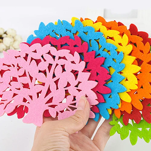 1Pcs Practical 14*9*CM Creative Tree Shape Kitchen Tool Coaster Anti-Skid Insulation Cup Mat Placemat Table Decoration | Дом и сад