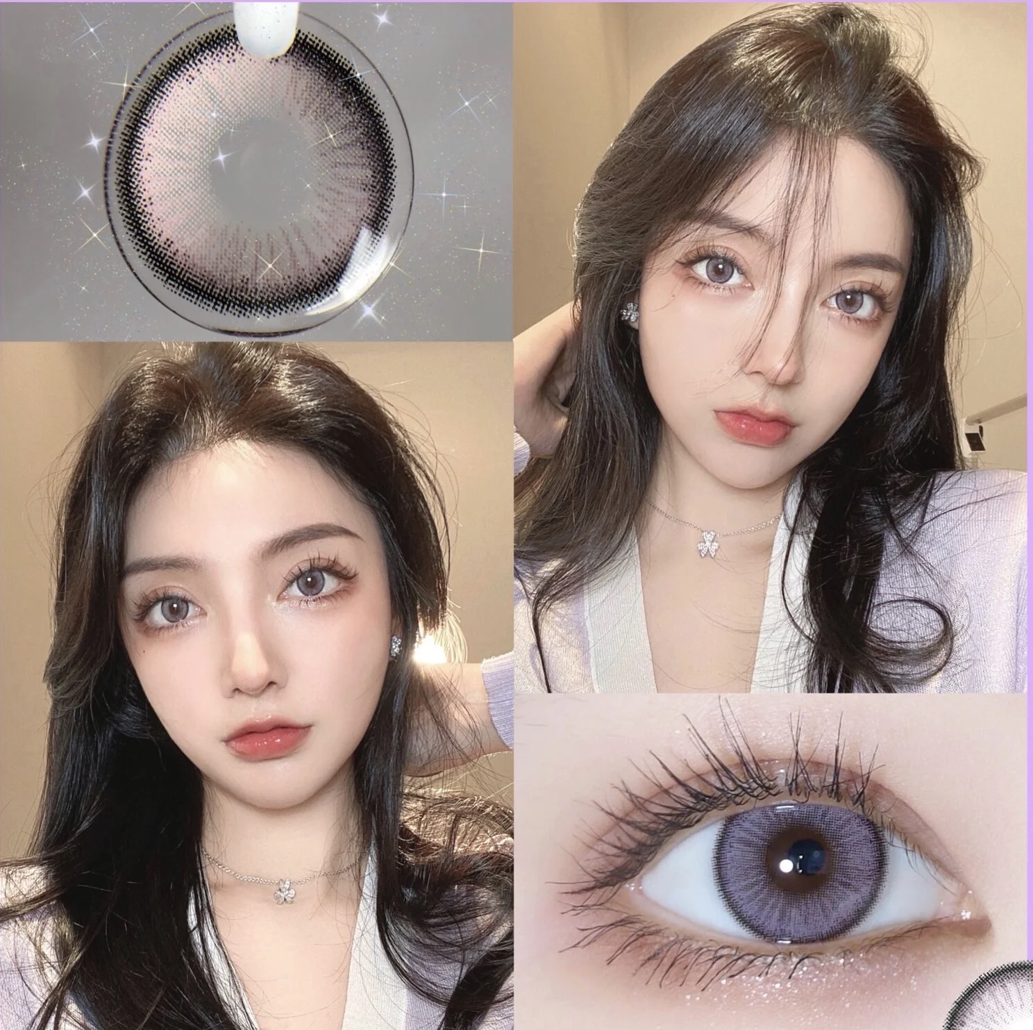 

EASYCON Pumpkin carriage 14.5mm Eyes big beautiful pupil Cosmetic Colorful Contact Lenses exclusive Yearly Eye Makeup 2pcs/pair
