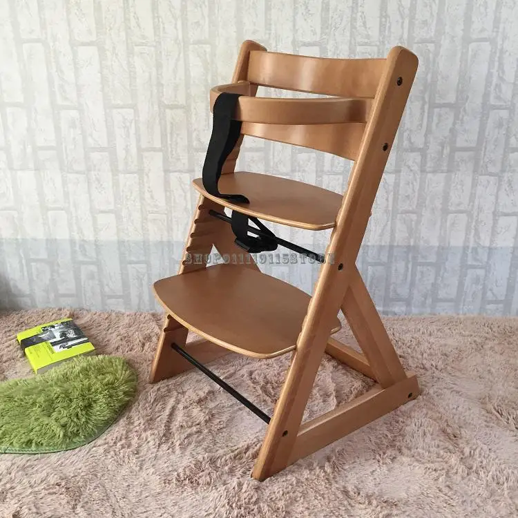 Детский обеденный стул для роста из массива дерева Bb детский стол большое