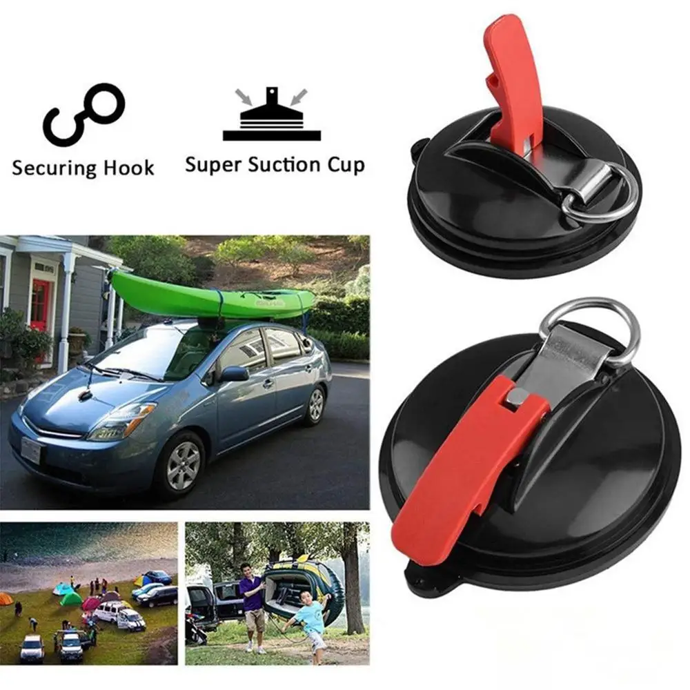 

Suction Cup Anchor Securing Hook Tie Down,Camping Tarp as Car Side Awning Pool Tarps Tents Securing Hook Universal Pet Sucker