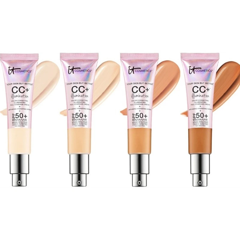 Консилер Для Лица it cosmetics CC + крем с подсветкой SPF 50 полное покрытие средней или