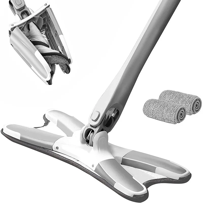 Швабра для пола X type плоская швабра 360 градусов дерева керамической плитки