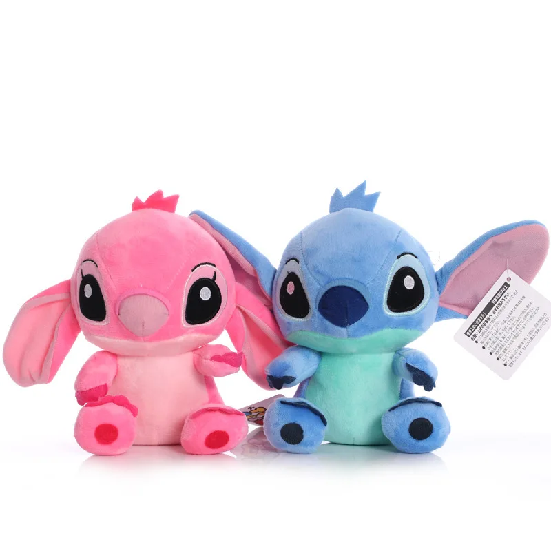 Плюшевые куклы Ститч Disney Мультяшные аниме игрушки Лило и плюшевые Stich подарок на