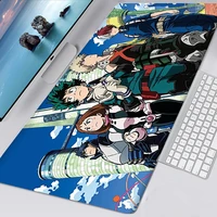 my hero academia mousepad gamer accessories mouse mats xl mausepad anime mouse pad 90x40 keyboards computer peripherals play mat
