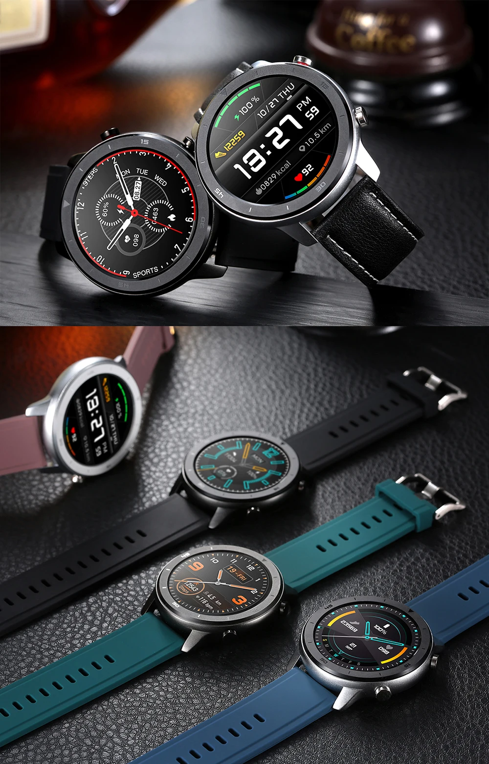 DT78, смарт-часы для мужчин, IP68, водонепроницаемые, Reloj Hombre Mode, умные часы с PPG, кровяное давление, пульсометр, спортивные, фитнес-часы