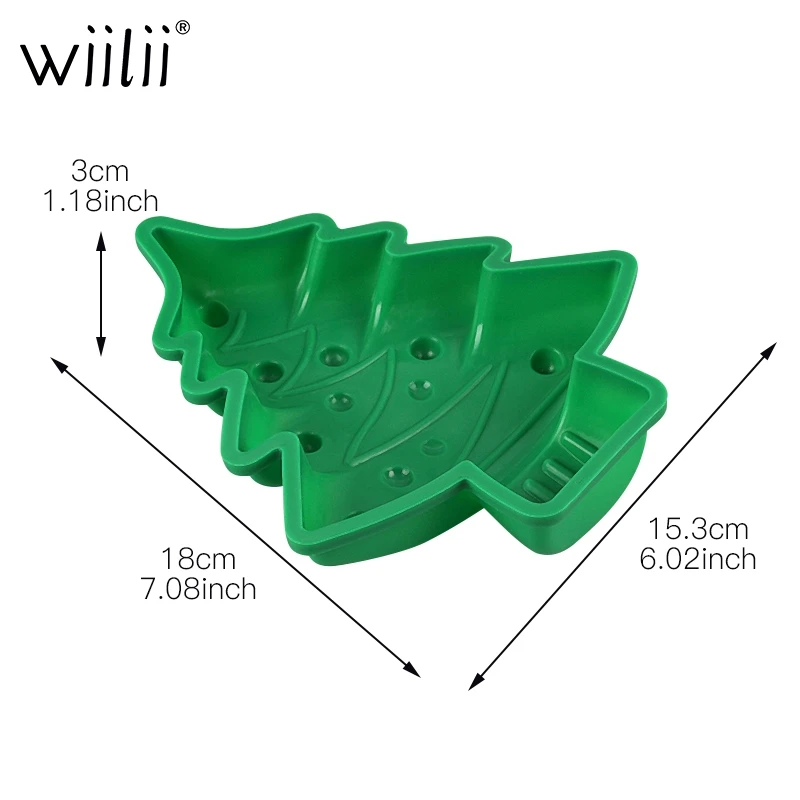 Силиконовая форма для выпечки рождественской елки губка желе пудинга сделай сам