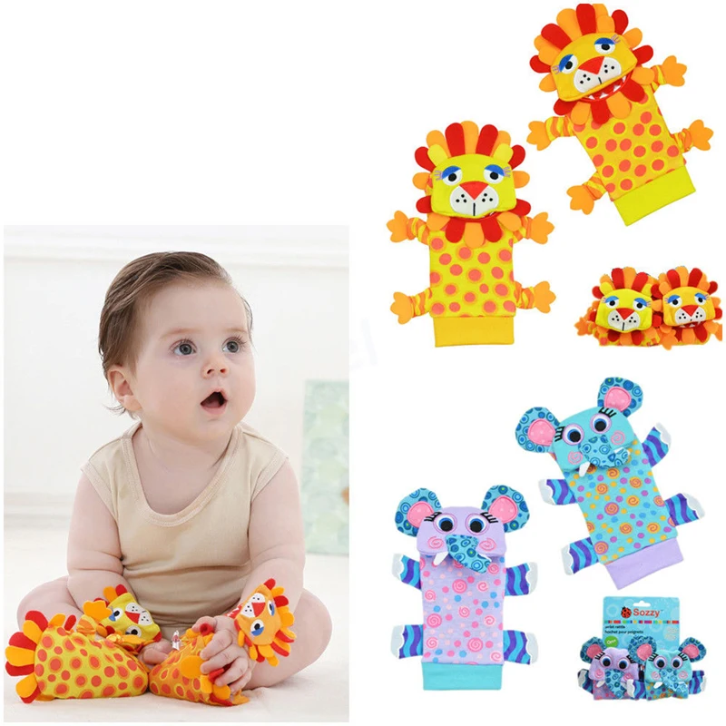 Плюшевая кукла-кукла с изображением животных для малышей игрушки детей Льва