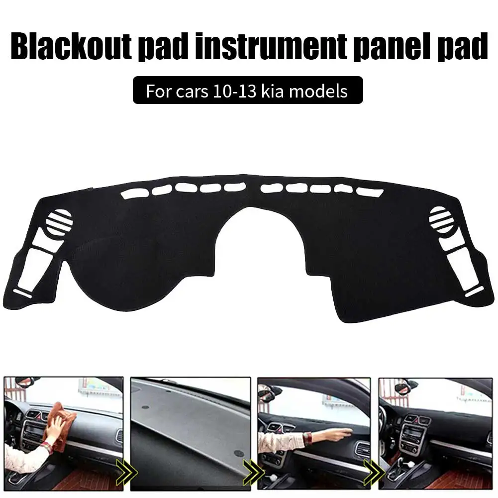 

Anti-Slip Dashboard Pad For Kia Soul 2010 2011 2012 2013 Left Drive Model Sunshade Shading Mat Cover Car Interior Accessories