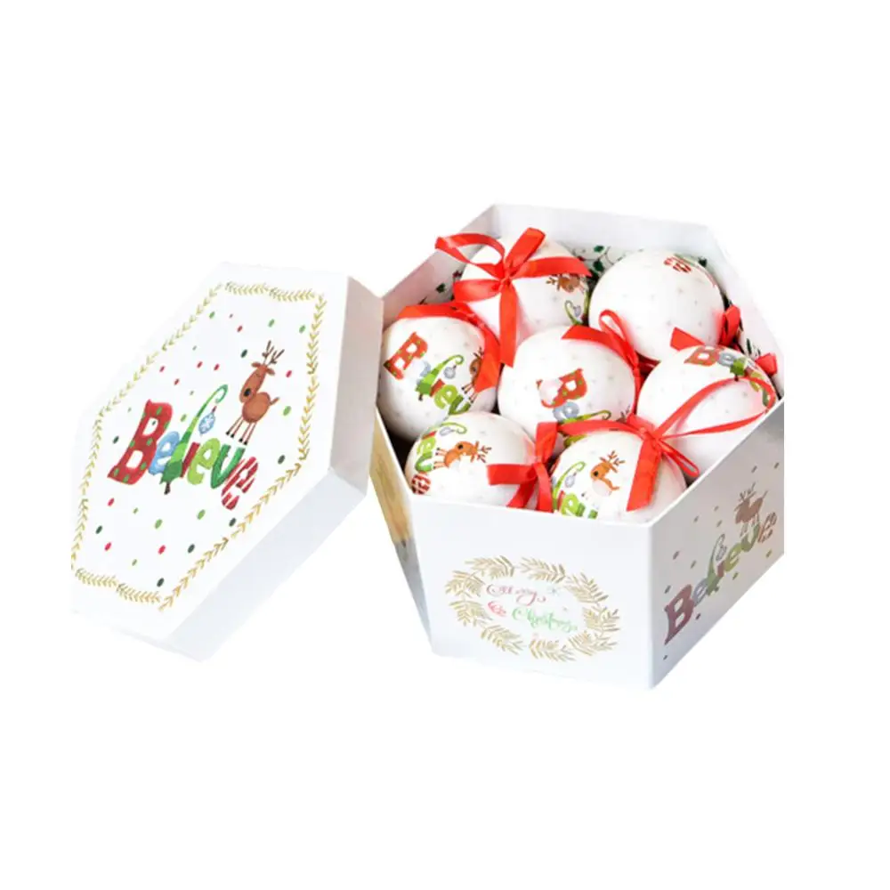 Рождественский набор наклеек из пенопласта 7 см/14 штук в коробке/Рождественский