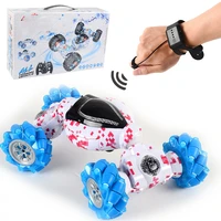 112 gesture sensing twisting off road car remote control stunt car with light music drift dancing double side driving vehicle