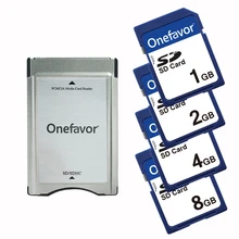 Onefavor SD TO PCMCIA Card adapter PCMCIA card reader With SD Card 1GB 2GB 4GB 8GB for Mercedes Benz MP3