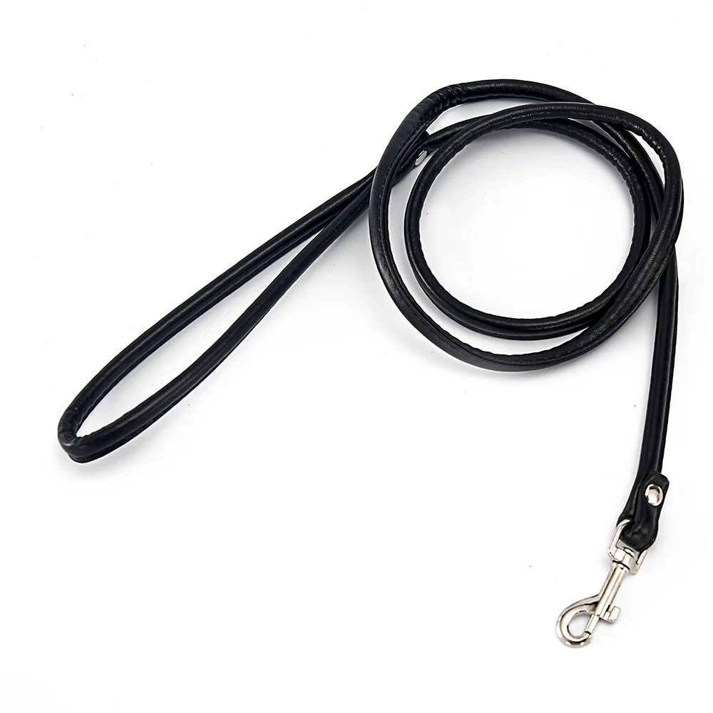ПУ большой Поводок для собаки кожаный длинный поводок собак ошейник улицы