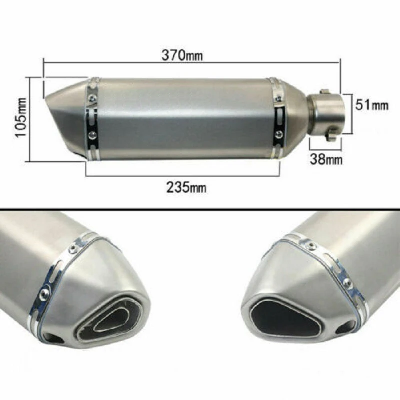 Modified Motorcycle Exhaust System Muffler Mid Link Pipe Connect Tube Slip On Silencer For KTM DUKE 125 250 390 RC390 2017-18 | Автомобили