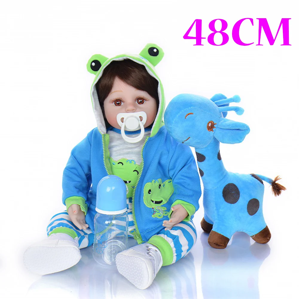 Кукла реборн детская мягкая силиконовая 18 дюймов|Куклы| |