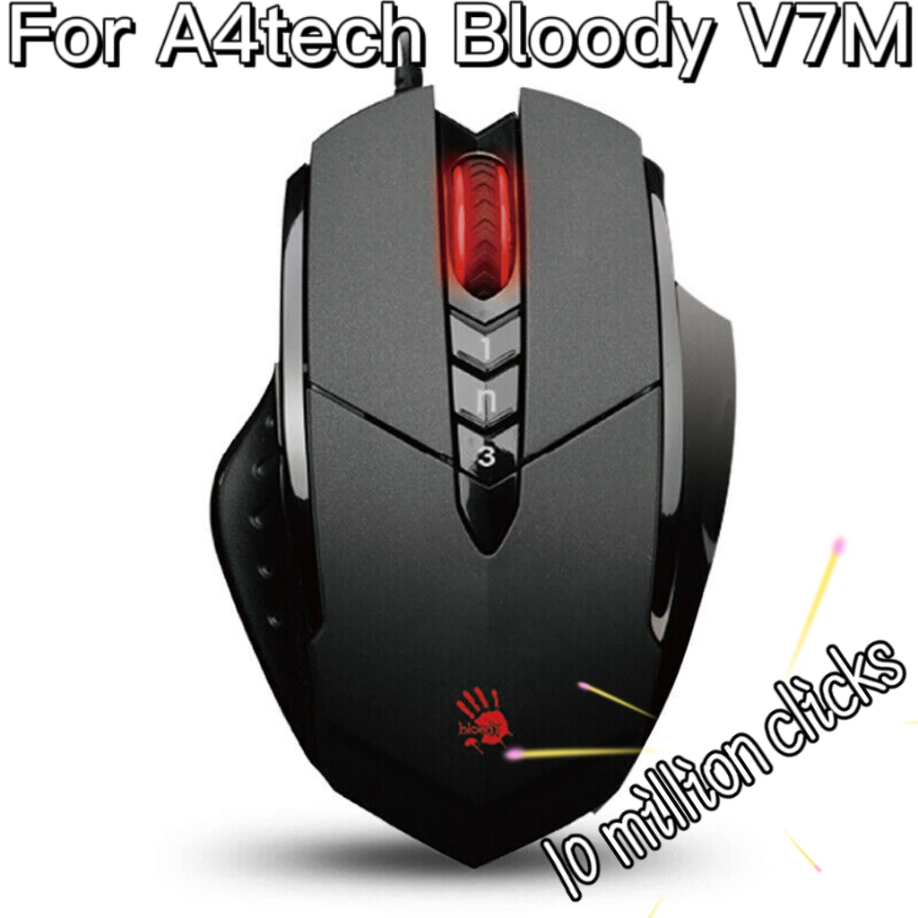 

USB 3D Wired Gaming Mouse For A4tech Bloody V7M 3200DPI Optical Mice 8 Keys Activated Version For Game Lovers