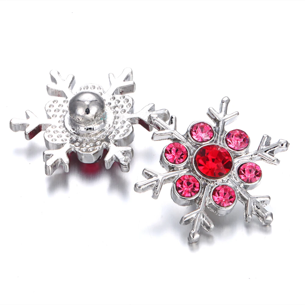 6 шт./лот новые рождественские ювелирные изделия стразы партия снежинки 18 мм