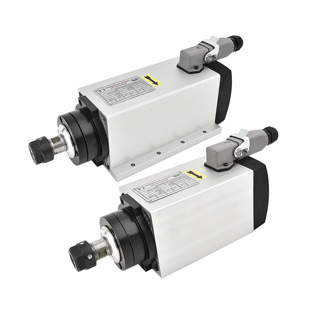 

Квадратный Шпиндельный двигатель с воздушным охлаждением 4500w для фрезерного станка с ЧПУ, электродвигатель шпинделя с воздушным охлаждени...