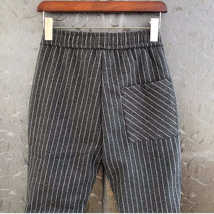 Idopy Модные мужские трендовые высококачественные джинсы шаровары с кулиской